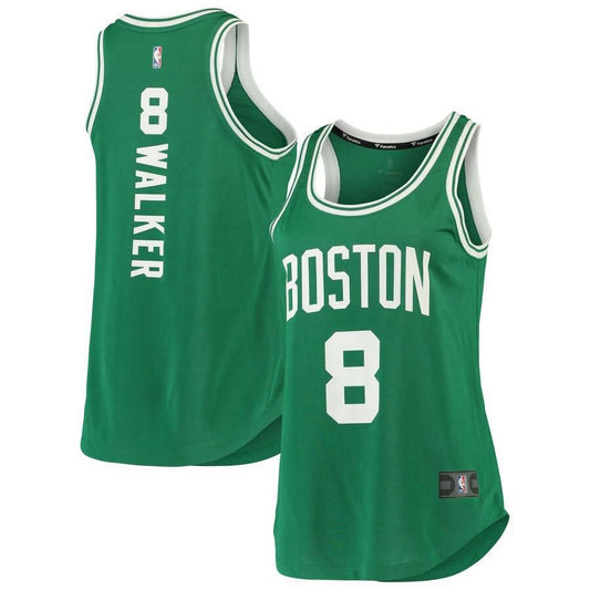 Boston Celtics Kemba Walker Fanatics Branded 2019-20 Fast Break Team Icon Jersey Womens - Green | Ireland R7079K8