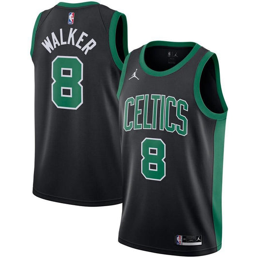 Boston Celtics Kemba Walker Jordan Brand 2020-21 Swingman Statement Jersey Mens - Black | Ireland Y2760S8