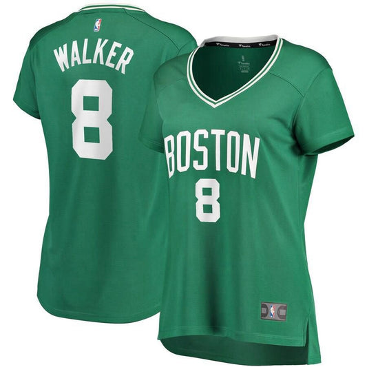 Boston Celtics Kemba Walker Fanatics Branded Replica Fast Break Player Icon Jersey Womens - Green | Ireland K7602I1