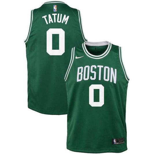 Boston Celtics Jayson Tatum Nike Swingman Icon Jersey Kids - Green | Ireland A6463W8